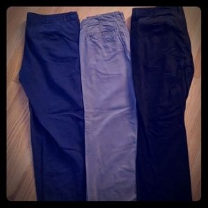 Three pairs of men's pants in great condition